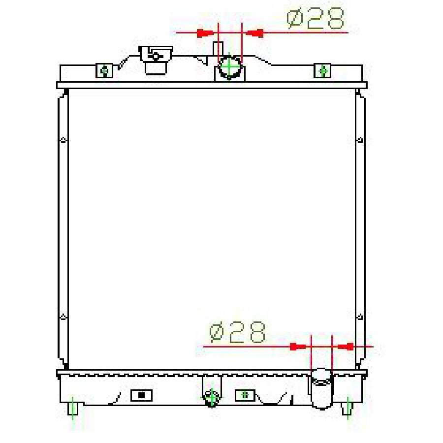 Honda Ballade Civic 1.3, 1.5, 1.6 Litre Petrol MT Radiator