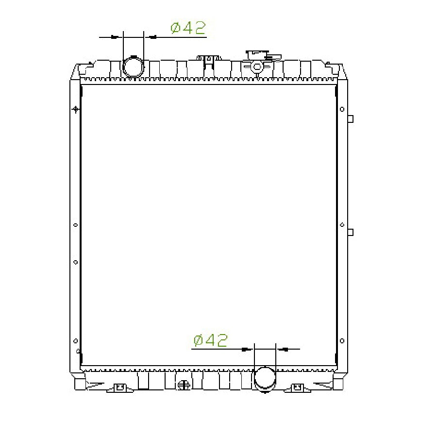 Hyundai D65 D72 Mighty Truck MT Radiator
