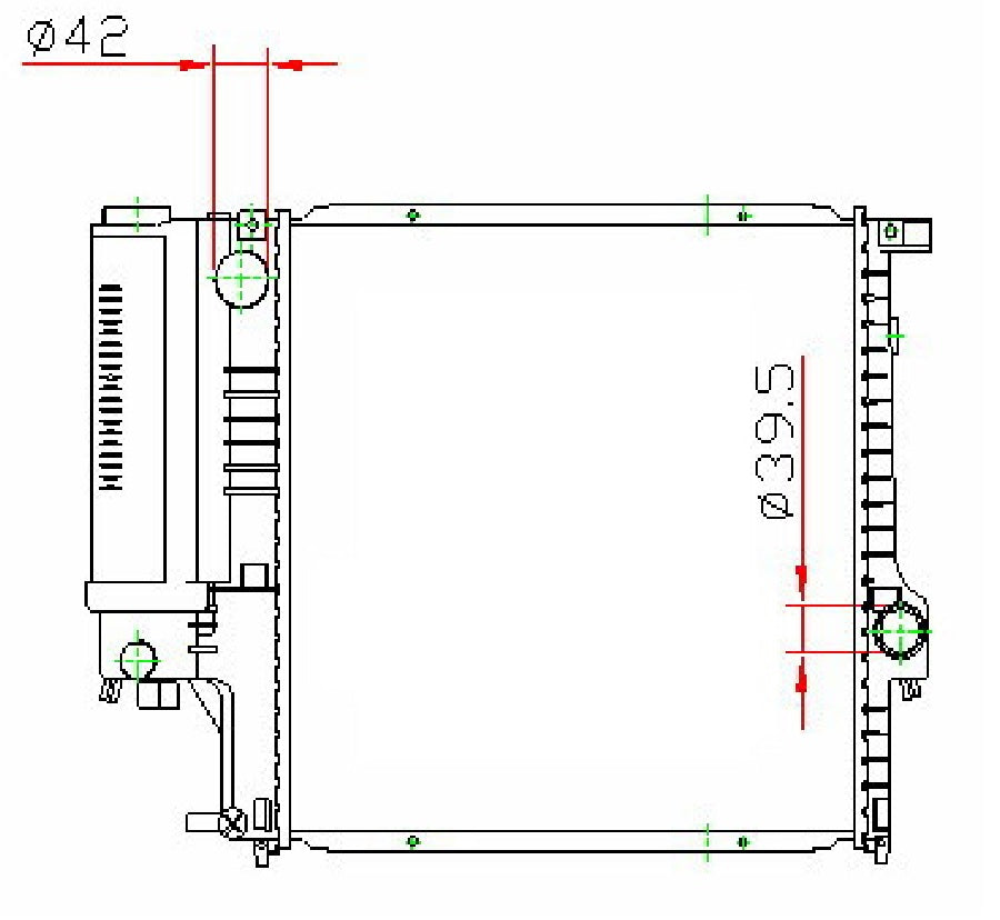 BMW 316 318 E30 E36 MT Radiator