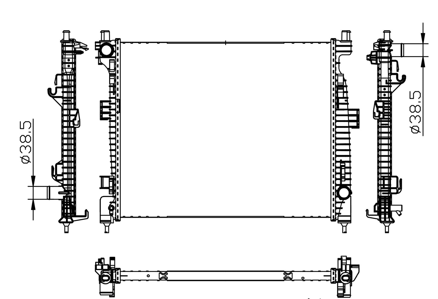 Jeep Cherokee CRD 3.0 MT Radiator