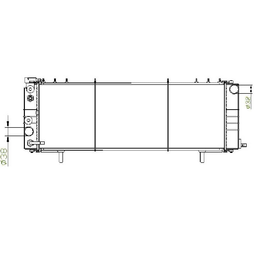 Jeep Cherokee 4.0 AT Radiator