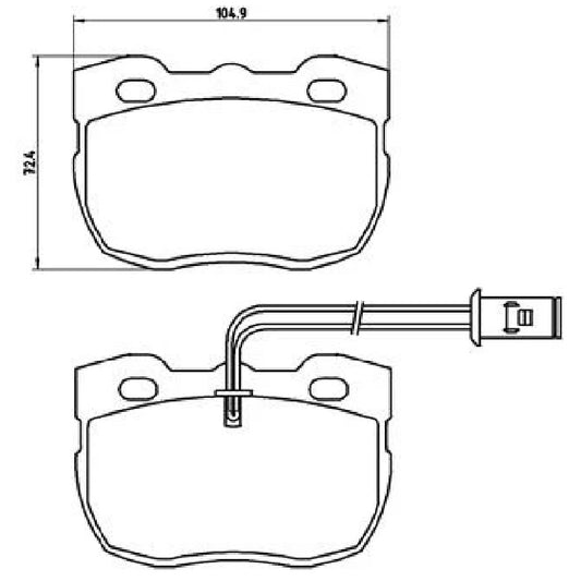 Land Rover Defender Discovery Front Brake Pads (520)