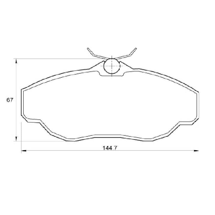 Land Rover Discovery Range Rover Front Brake Pads (676)