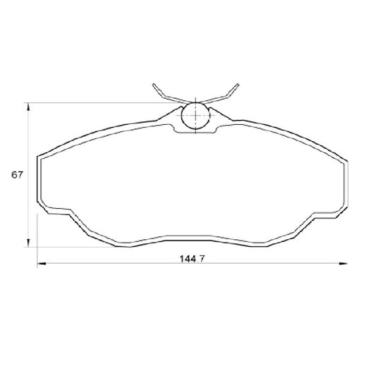 Land Rover Discovery Range Rover Front Brake Pads (676)