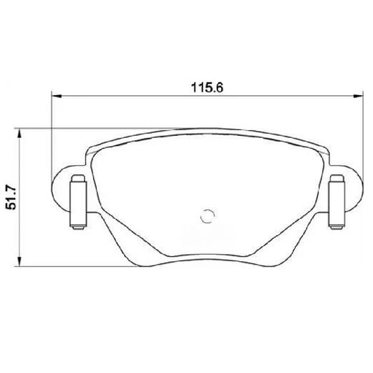 Ford Mondeo MK3 Rear Brake Pads (911)