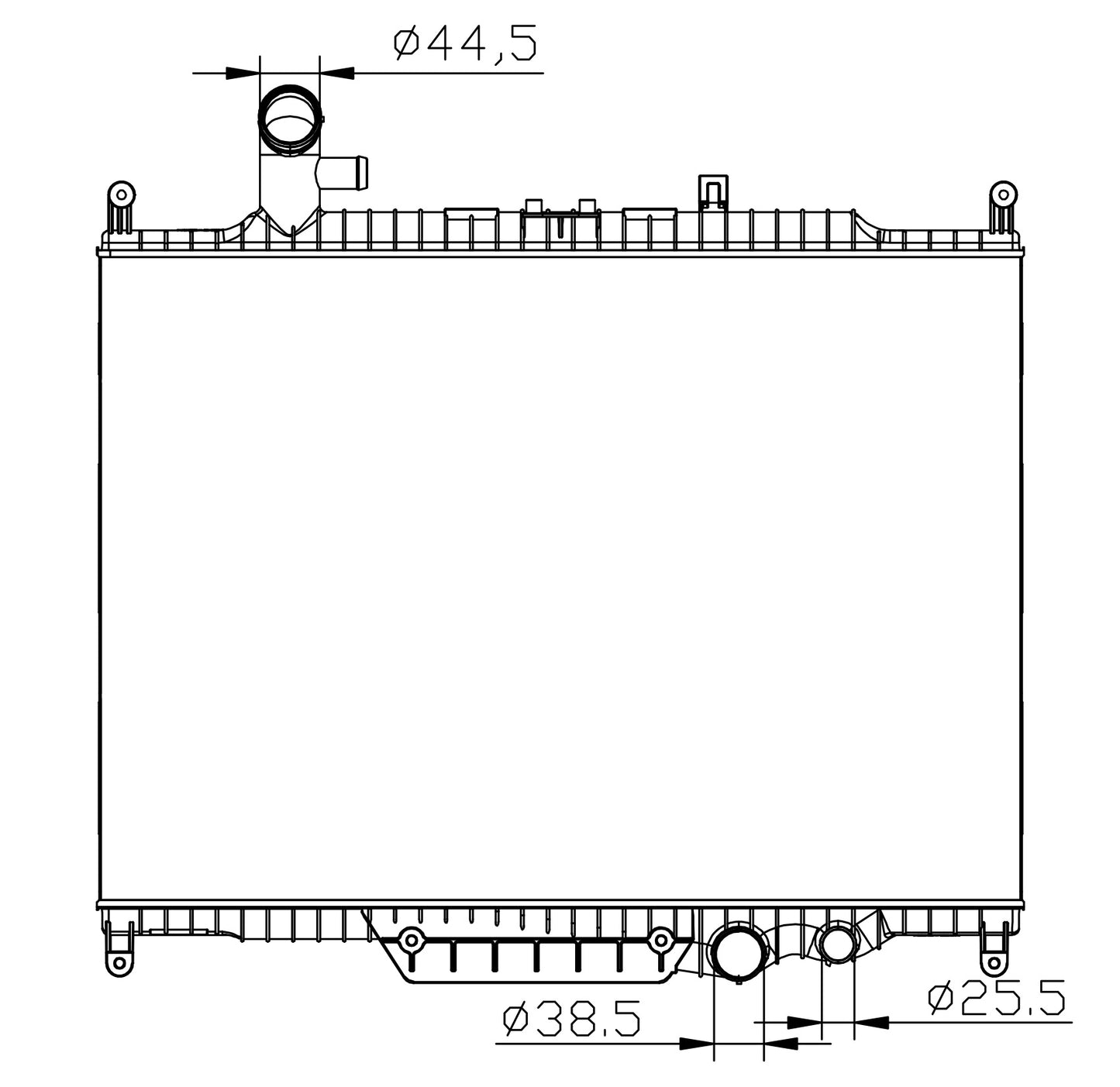 Land Rover Discovery 3.0D MT Radiator