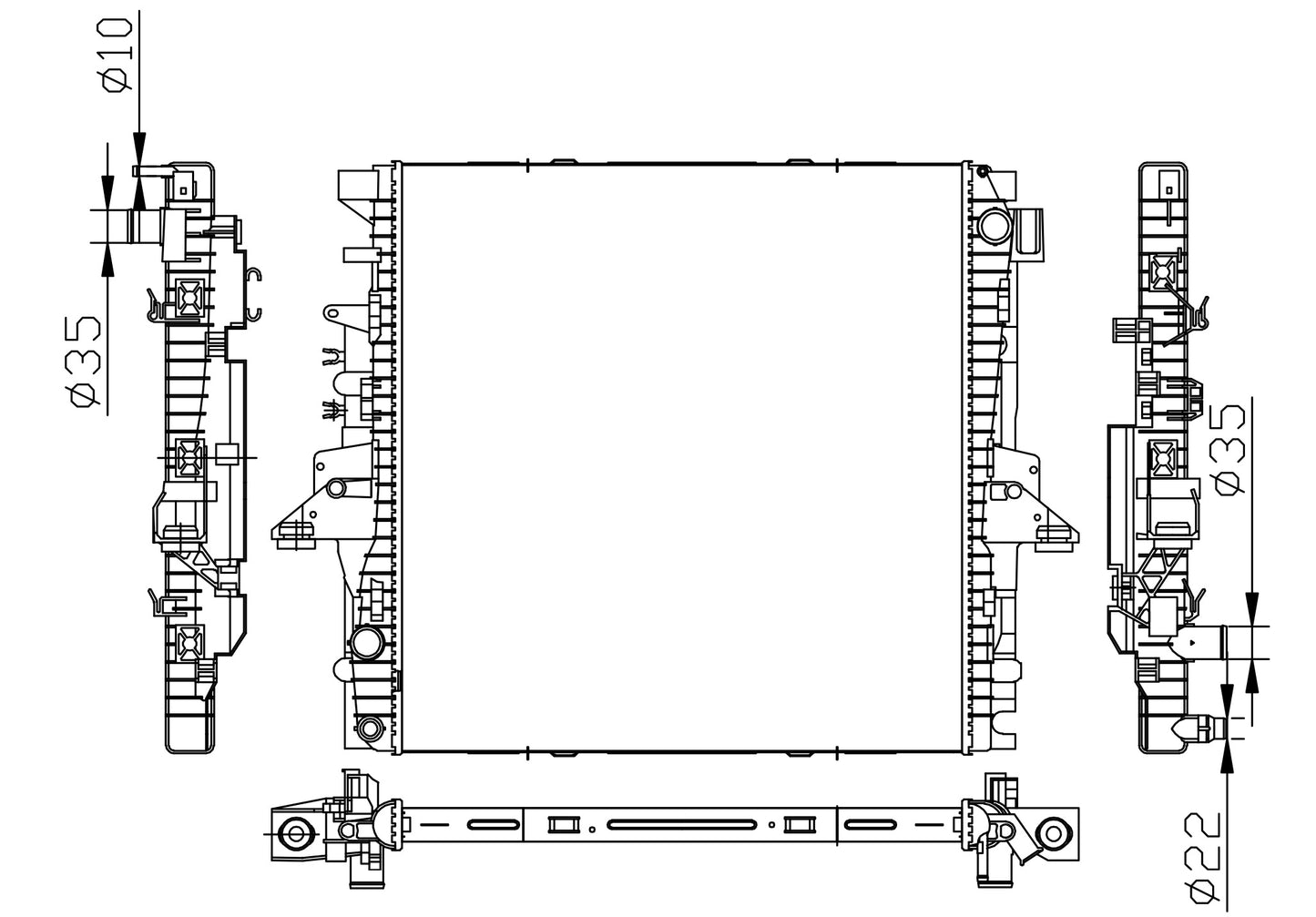 Land Rover Discovery 4 5.0L V8 MT Radiator