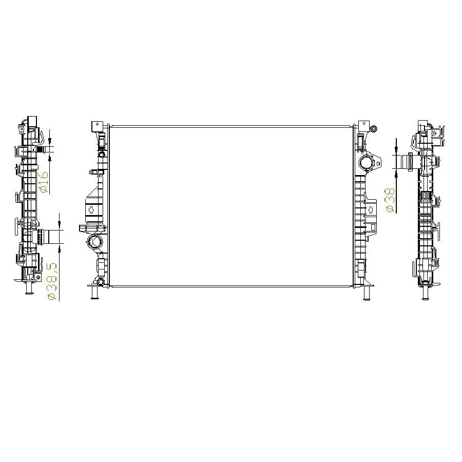 Ford Focus 2.0TDCi 2.0ST MT Radiator