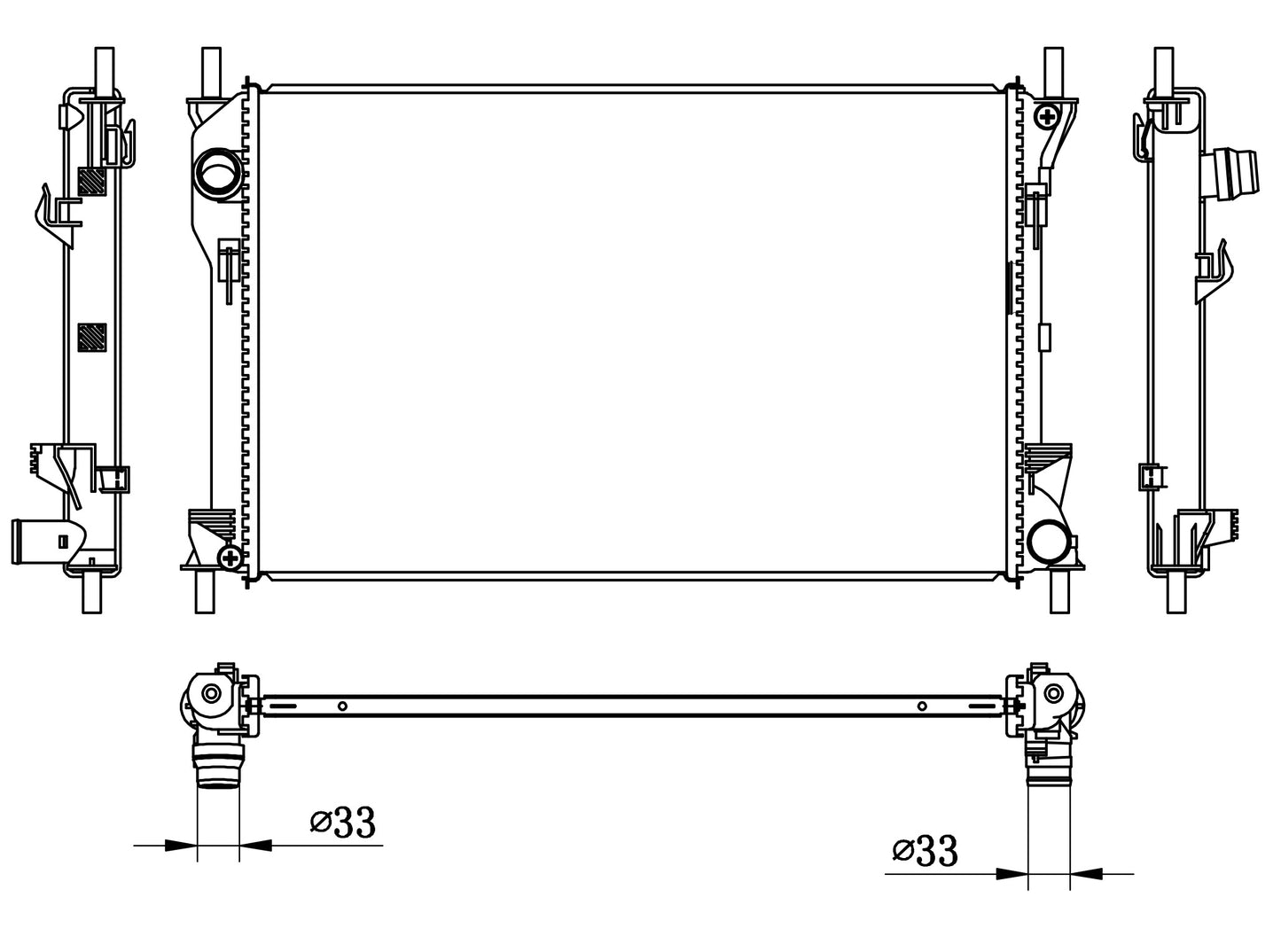 Ford Figo Ikon 1.4 MT Radiator