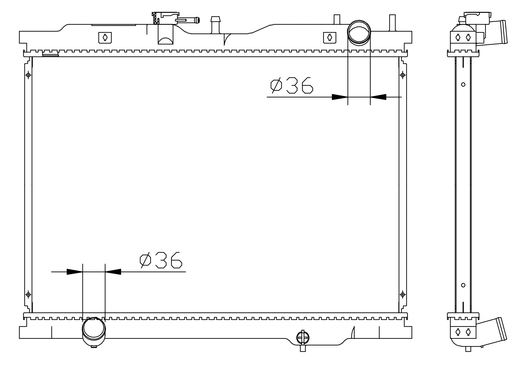 GWM Steed 5 2.2, 2.4 Petrol MT Radiator – Cool Auto Parts