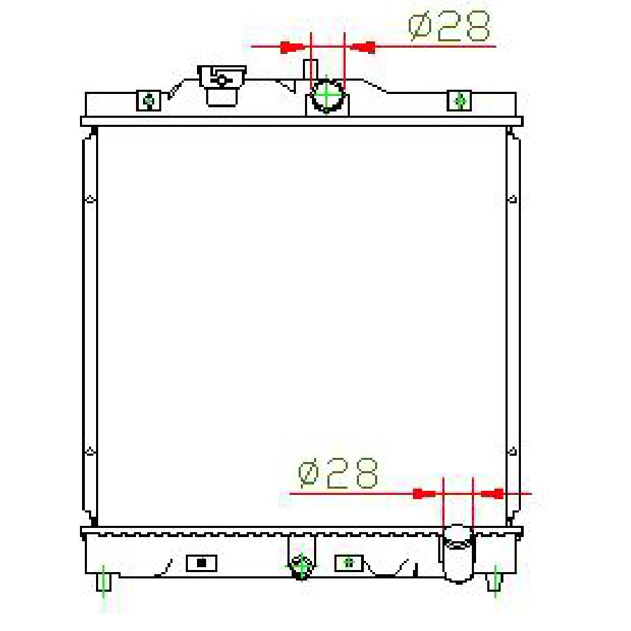 Honda Ballade Civic 1.3, 1.5, 1.6  Litre Petrol MT Radiator