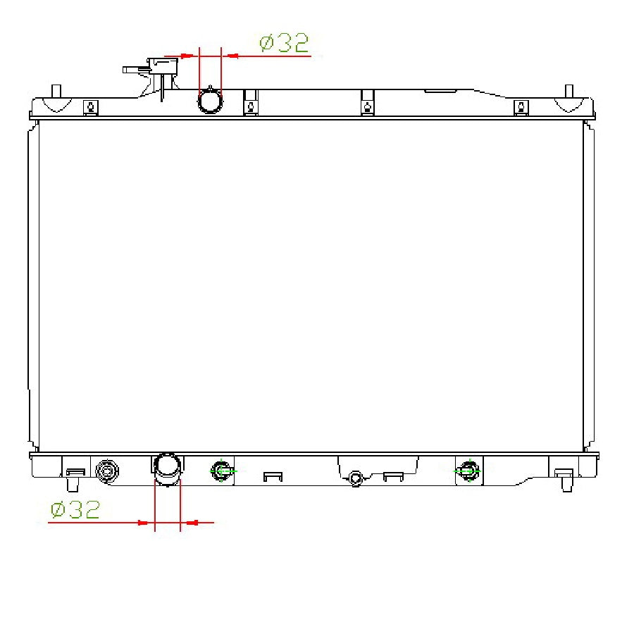 Honda CR-V 2.0 2.4 Litre Petrol AT Radiator