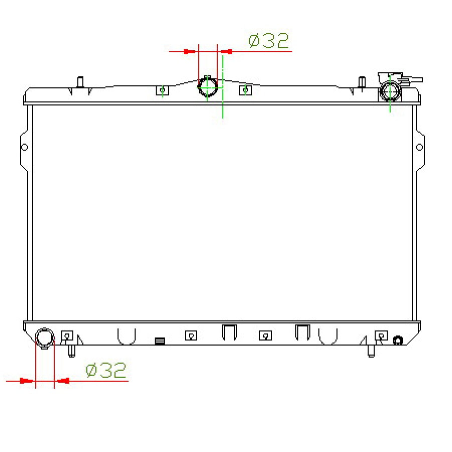 Hyundai Elantra 1.5 1.6 1.8 2.0 Litre Petrol MT Radiator
