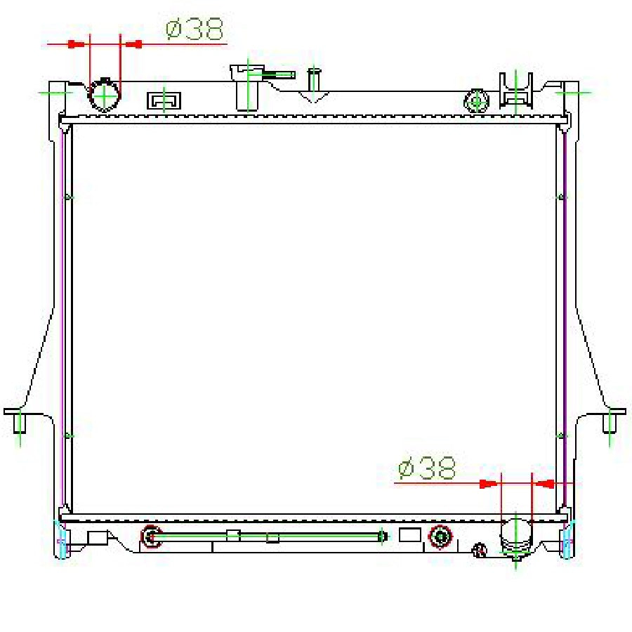 Isuzu DMAX 2.4 3.5 Petrol 3.0 Diesel Radiator AT