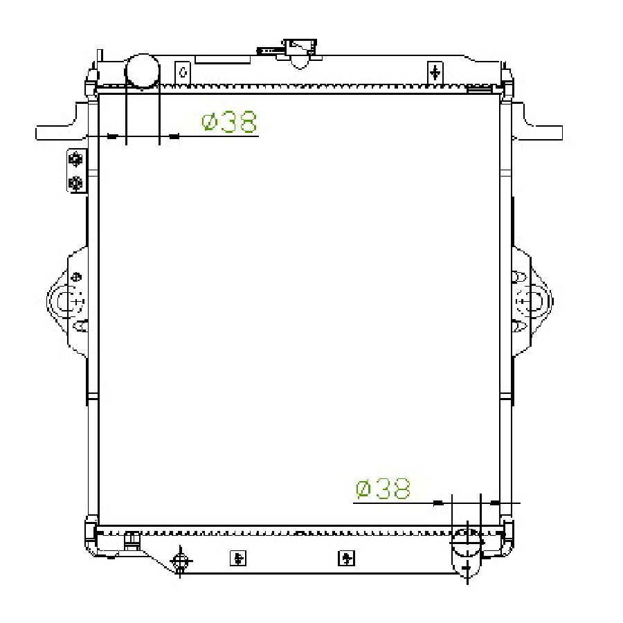 Toyota Landcruiser 100 4.2L Diesel Radiator (1997-2007)