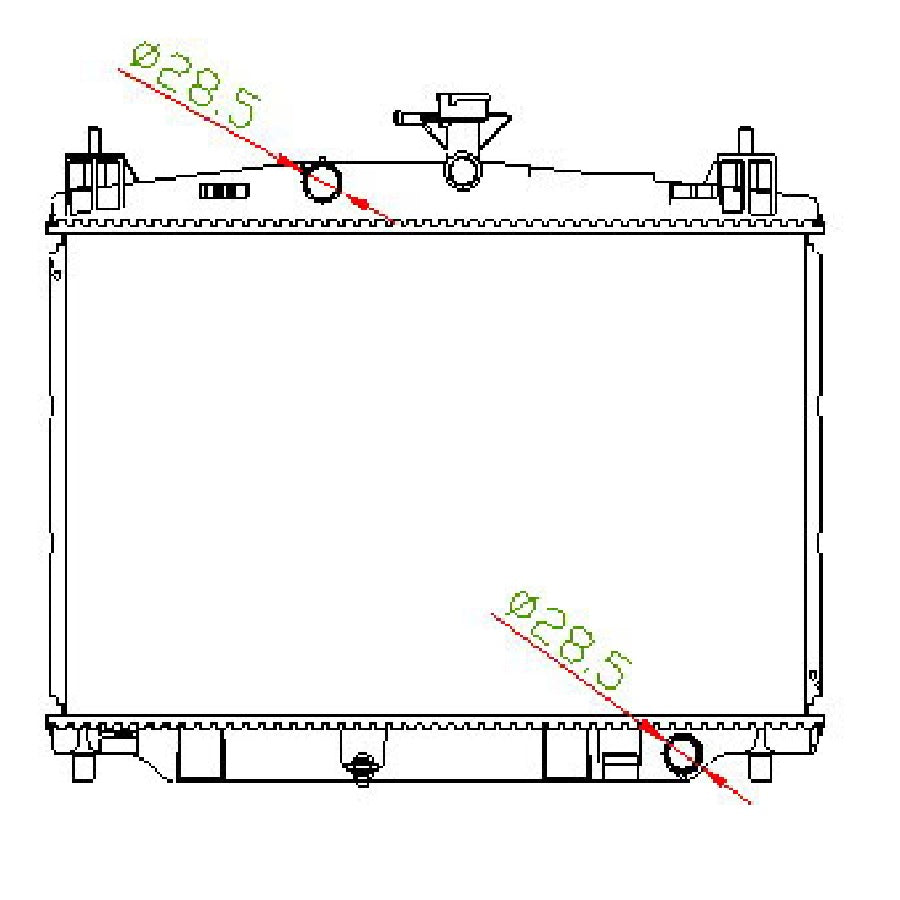 Mazda 2 1.3 1.5 MT Radiator
