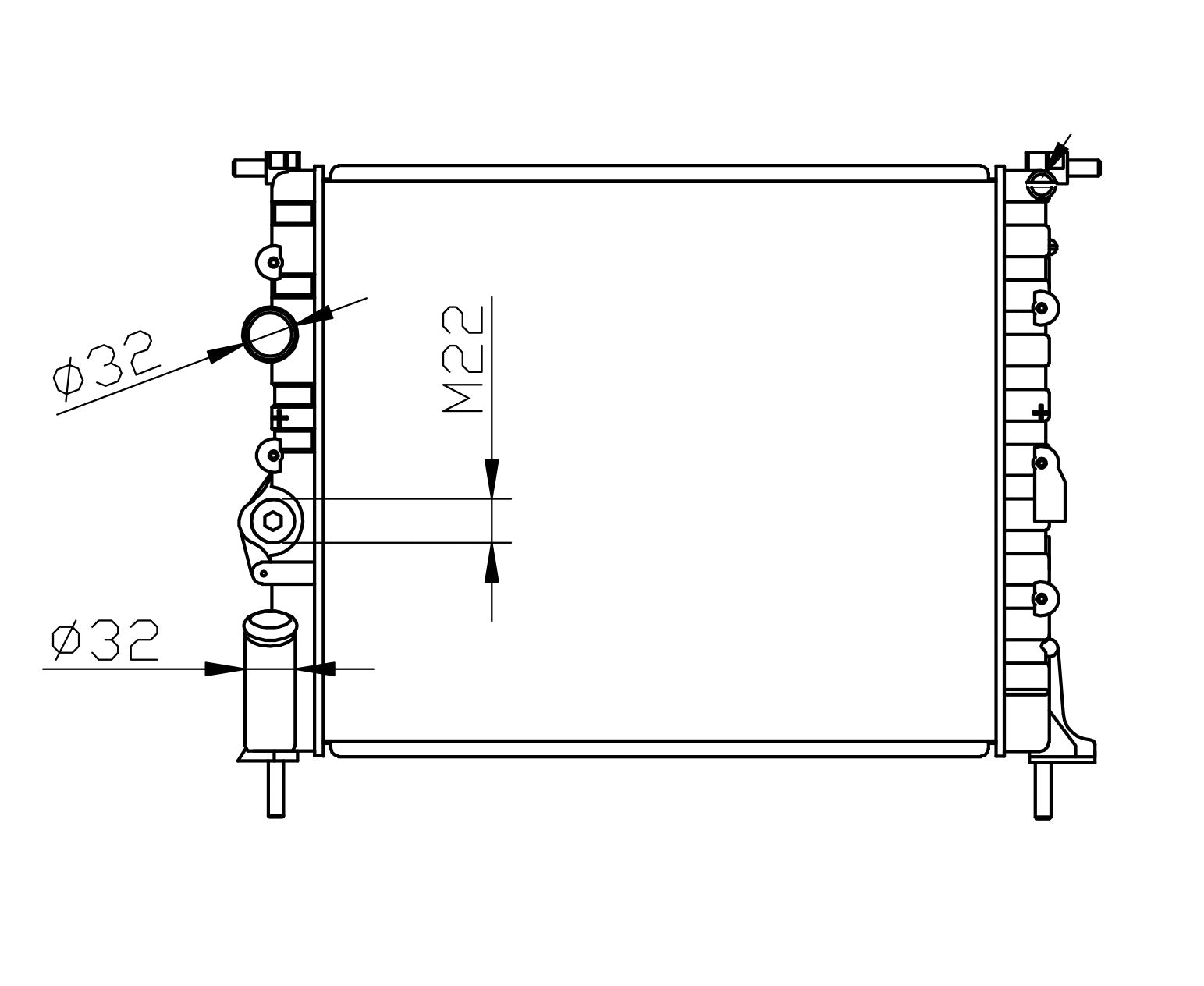 Np200 Radiator Position Buy Radiators Online | Cool Auto Parts