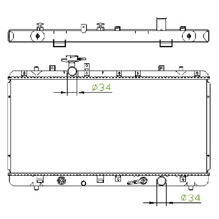 Suzuki SX4 2.0 Litre Petrol AT Radiator