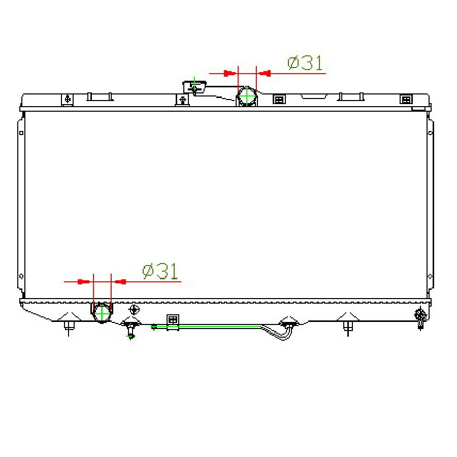 Toyota Corolla 1.6 AT Radiator
