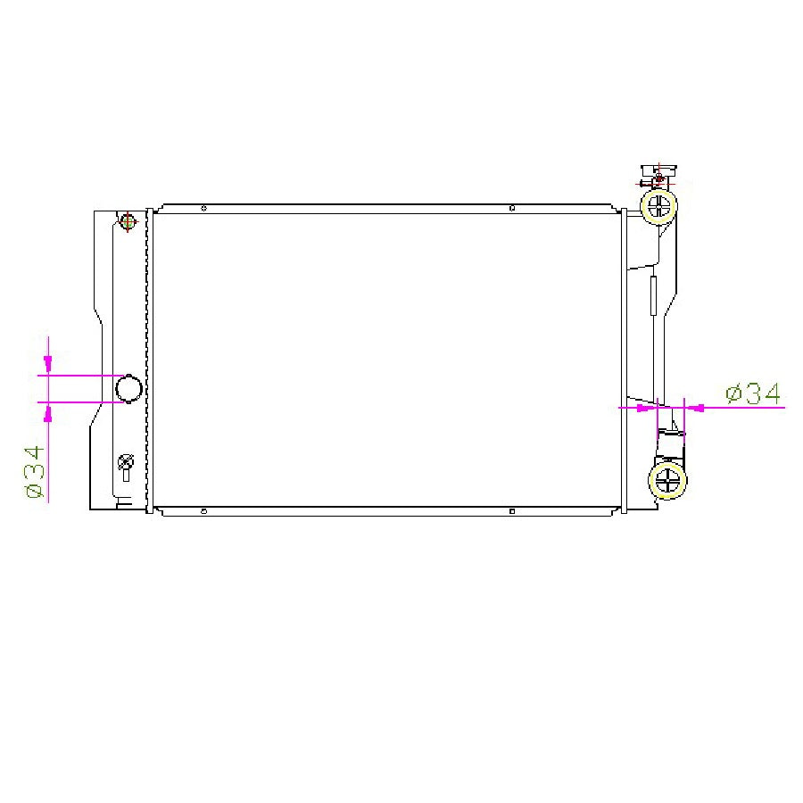 Toyota Corolla 1.8 16 Valve MT Radiator