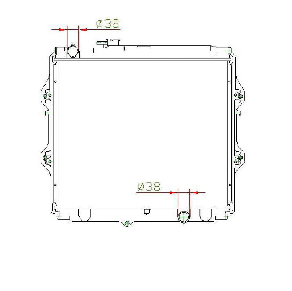 Toyota Hilux 2.5D D4D Radiator