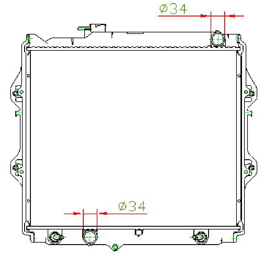 Toyota Hilux 2.7 Petrol AT Radiator