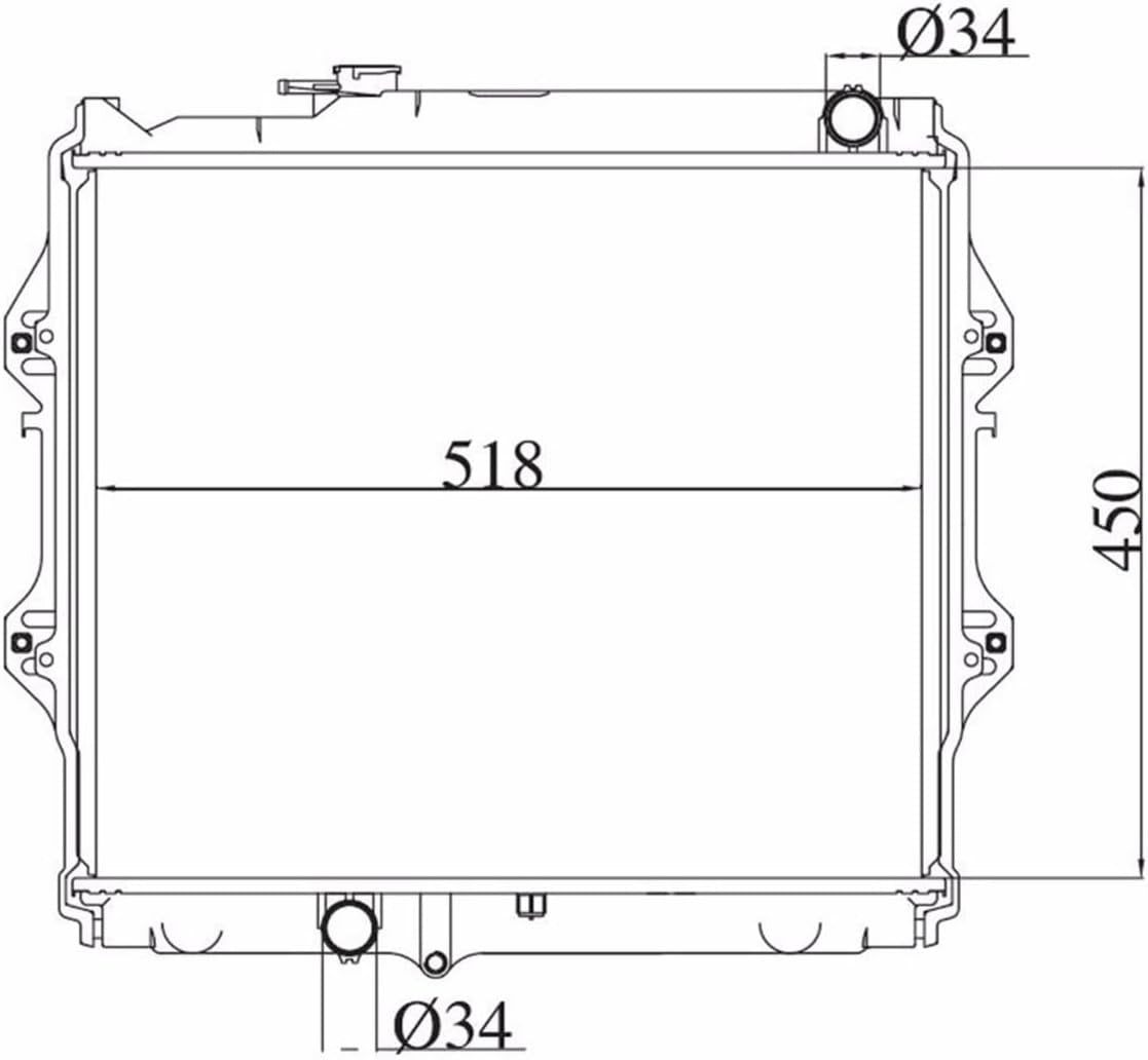 Toyota Hilux 2.7 Petrol Radiator – Cool Auto Parts