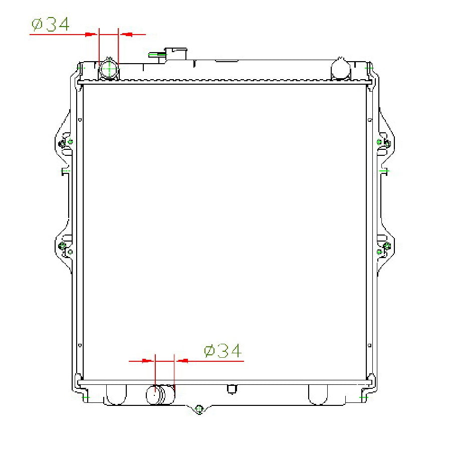 Toyota Hilux 2.8 3.0 TD MT Radiator