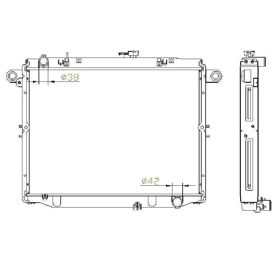 Toyota Landcruiser 100 4.5 Petrol MT Radiator