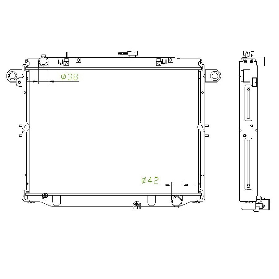 Toyota Landcruiser 100 4.5 Petrol MT Radiator – Cool Auto Parts