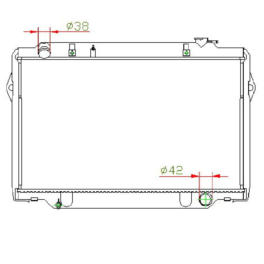 Toyota Landcruiser 4.2 Diesel MT Radiator