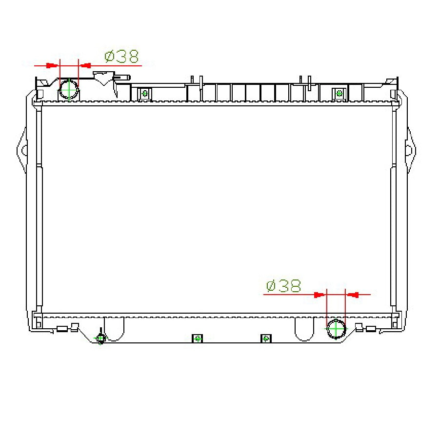 Toyota Landcruiser 4.2 TD MT Radiator