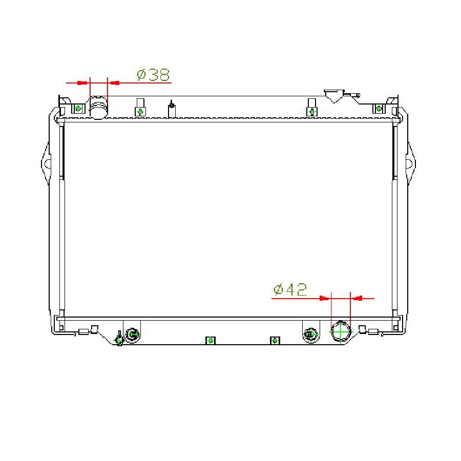 Toyota Landcruiser 4.5L AT Radiator